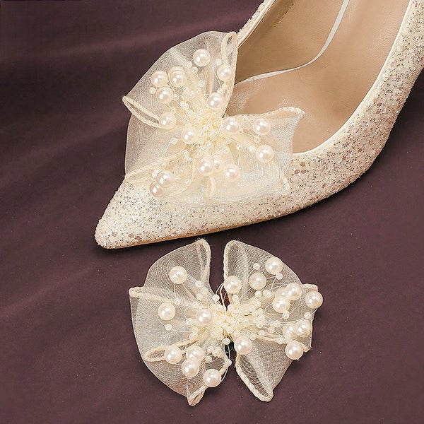 Pearly Bow -kenk&auml;korut 2 kpl